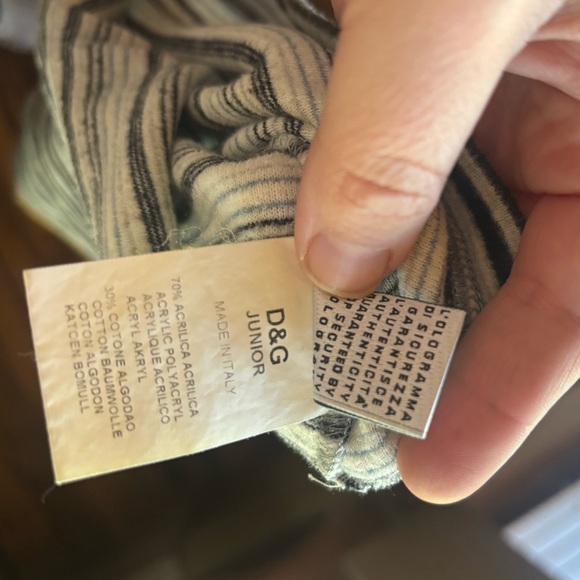 Dolce and Gabana Jr Toddler Sweater 2T - Picture 5 of 6